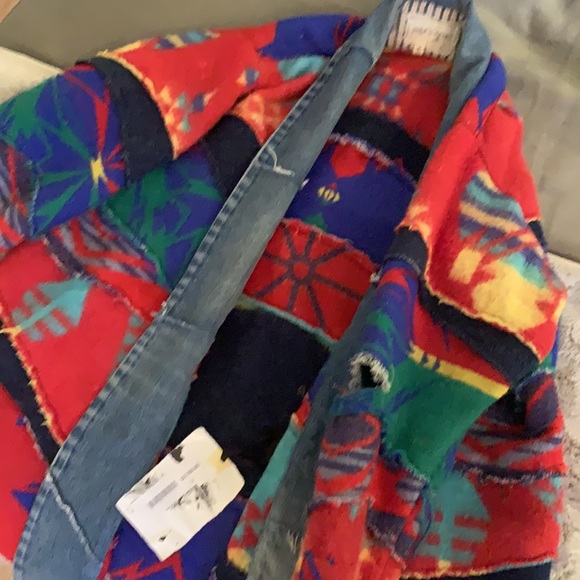 Greg Lauren, Vintage Blanket Scrapwork Kimono GL1 - Picture 8 of 11